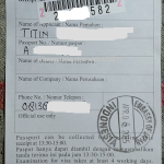 bukti pengajuan visa jepang